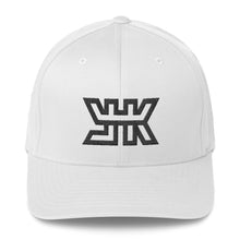 Load image into Gallery viewer, YK Logo White Out FlexFit